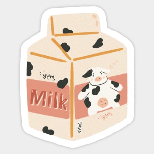 Yummy Milk Carton Sticker